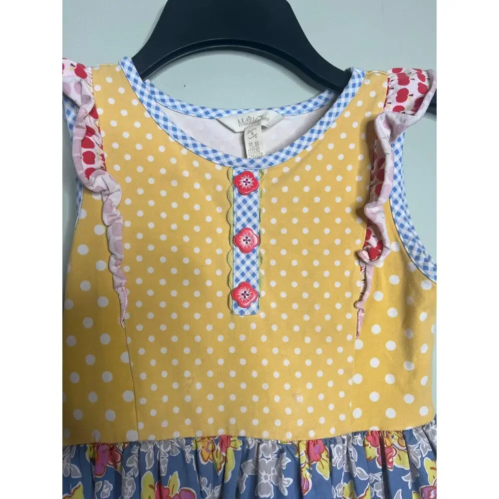 Matilda Jane Yellow girls dress 8